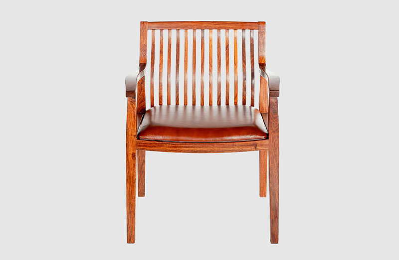 三明中式实木大方椅家具效果图